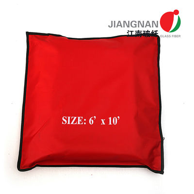 بطانية لحام من الألياف الزجاجية 1000 درجة مقاس 6 × 6 قدم بطانية لحام شديدة التحمل
