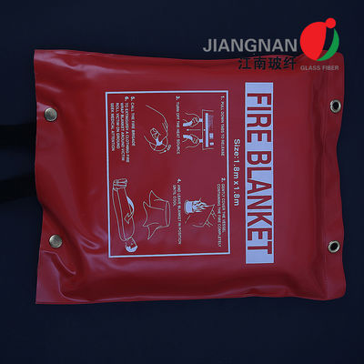 BSI Certificate Safe Fire Blanket الطوارئ عالية الحرارة الألياف الزجاجية النسيج مع BE EN 1869 Aproved