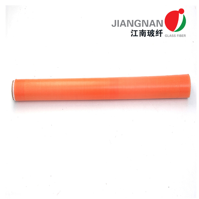 0.25mm 280g E - قماش الألياف الزجاجية البرتقالي المطلي بالأكريليك والألياف الزجاجية
