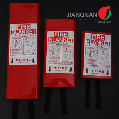 430gsm 1m * 1m محاصر إطفاء طوارئ الألياف الزجاجية القماش بطانية حريق مع AS / NZS3504 المعتمدة