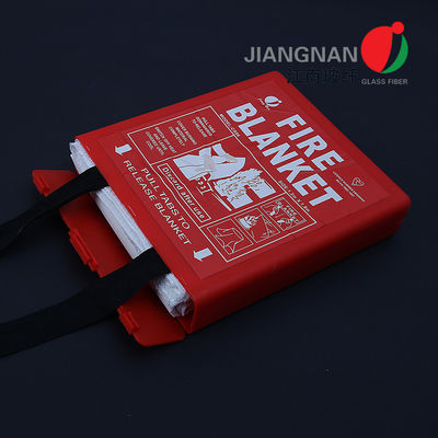 BSI Kitemark Double Silicone Coated Fiberglass Anti Fire Blanket CS06 مع BS EN1869 2019 المعتمدة